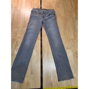 Rock and Republic 24-in waist gunmetal gray straight leg denim youth jeans